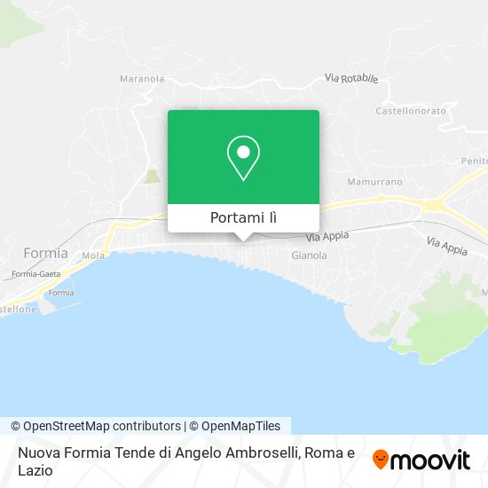 Mappa Nuova Formia Tende di Angelo Ambroselli