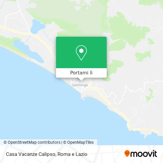 Mappa Casa Vacanze Calipso