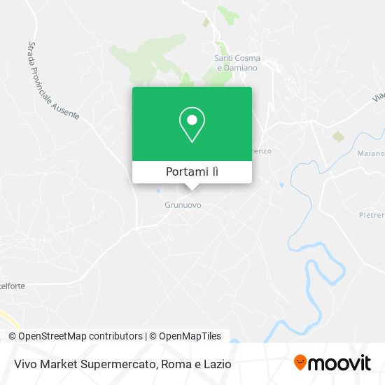 Mappa Vivo Market Supermercato