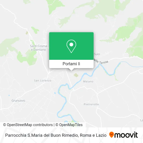 Mappa Parrocchia S.Maria del Buon Rimedio