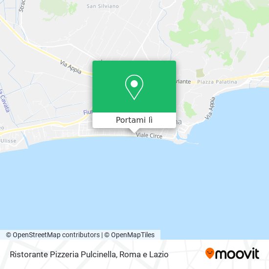 Mappa Ristorante Pizzeria Pulcinella