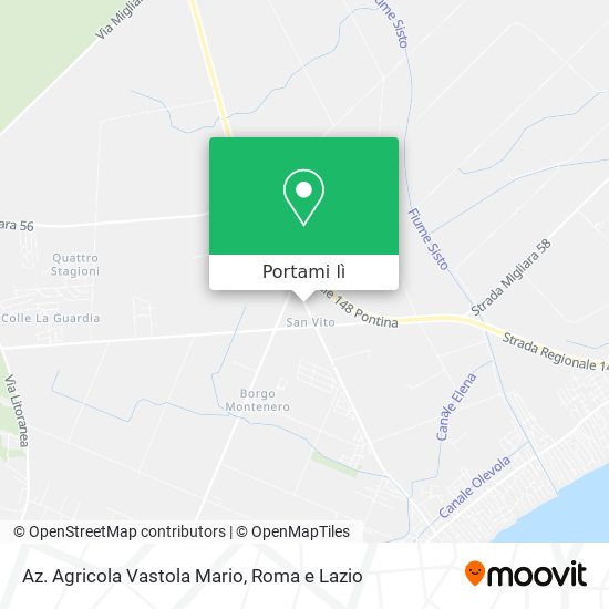 Mappa Az. Agricola Vastola Mario