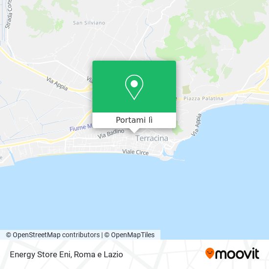 Mappa Energy Store Eni