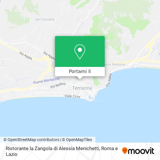 Mappa Ristorante la Zangola di Alessia Menichetti