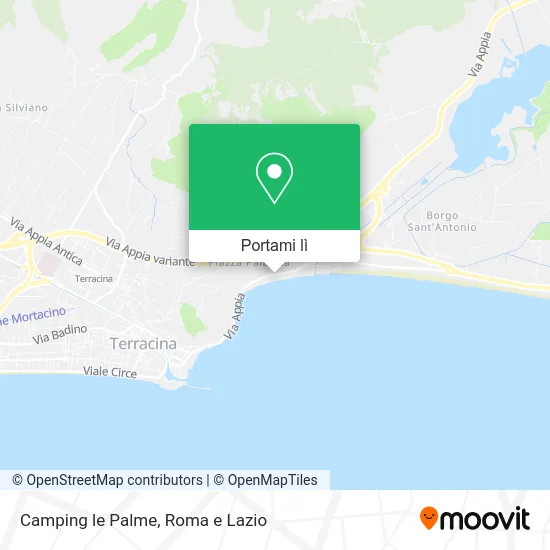 Mappa Camping le Palme