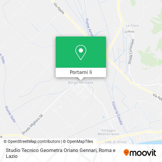 Mappa Studio Tecnico Geometra Oriano Gennari
