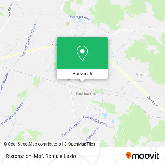 Mappa Ristorazioni Mof