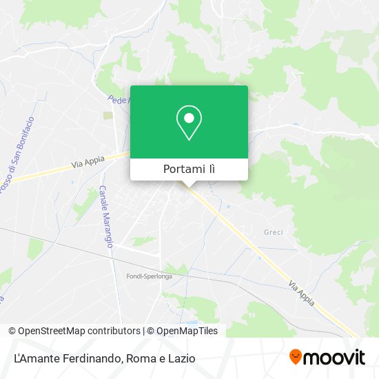 Mappa L'Amante Ferdinando