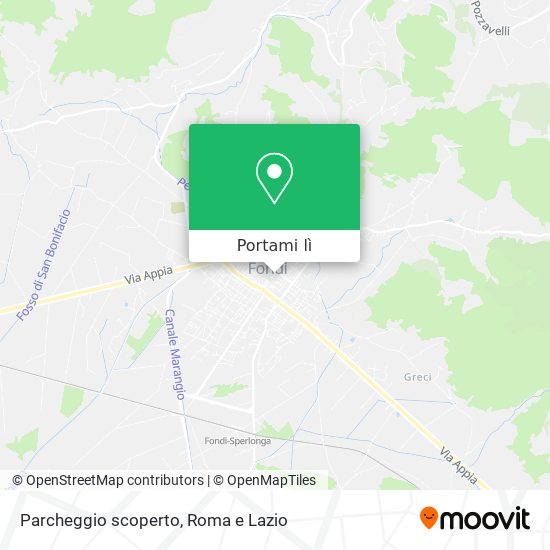 Mappa Parcheggio scoperto