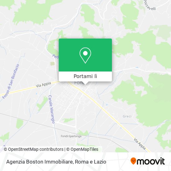 Mappa Agenzia Boston Immobiliare