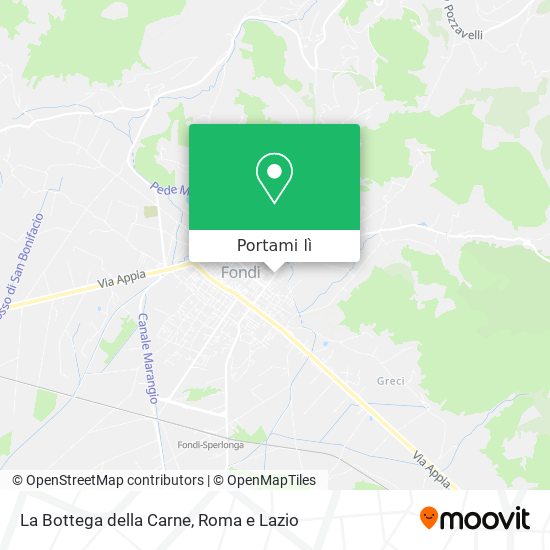 Mappa La Bottega della Carne