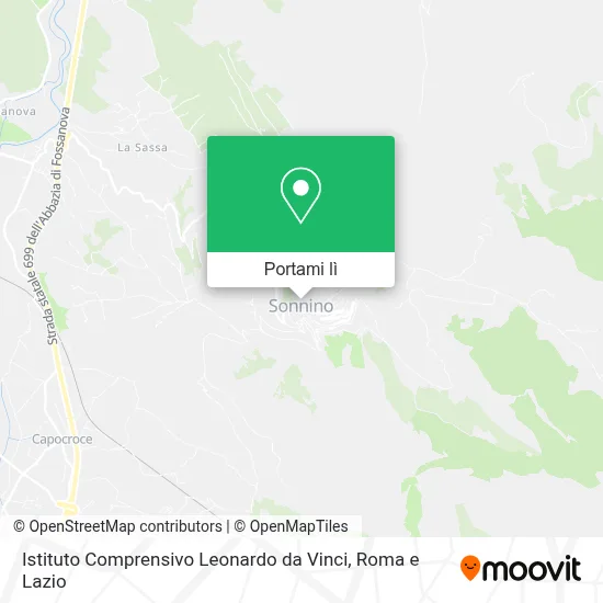 Mappa Istituto Comprensivo Leonardo da Vinci