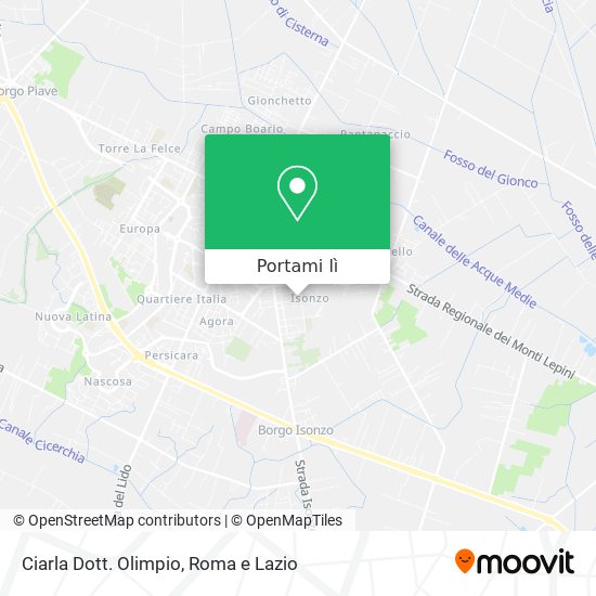 Mappa Ciarla Dott. Olimpio