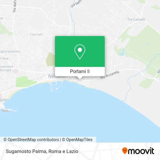 Mappa Sugamosto Palma