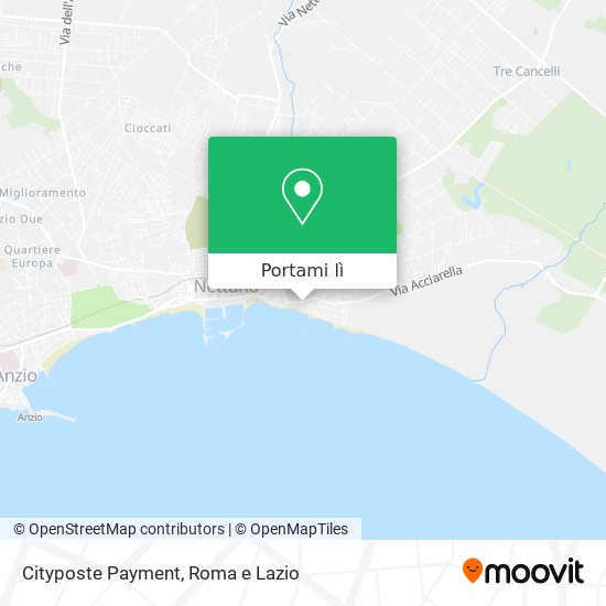 Mappa Cityposte Payment