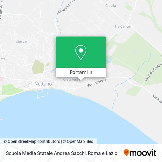 Mappa Scuola Media Statale Andrea Sacchi