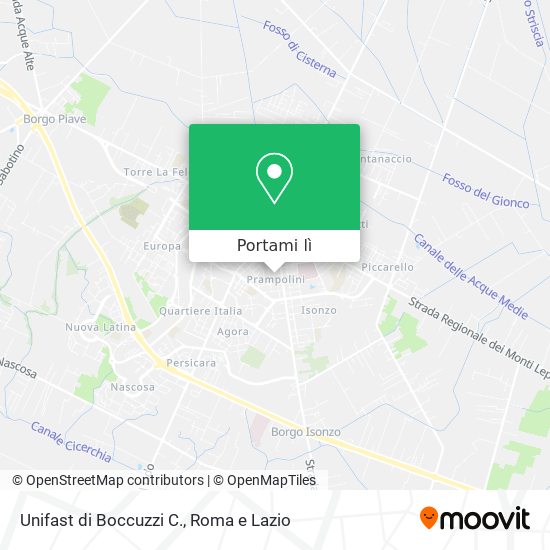 Mappa Unifast di Boccuzzi C.