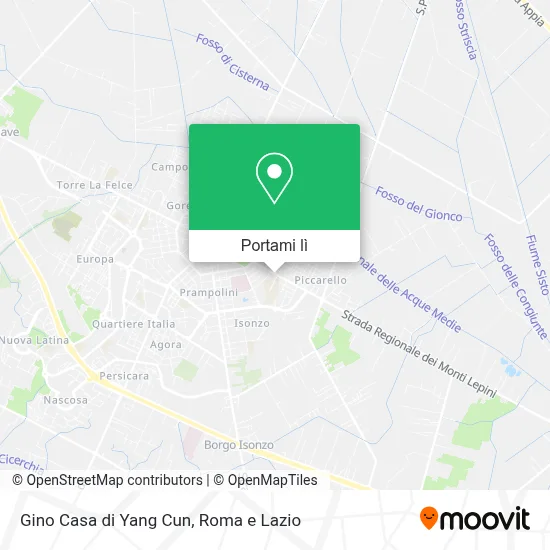 Mappa Gino Casa di Yang Cun