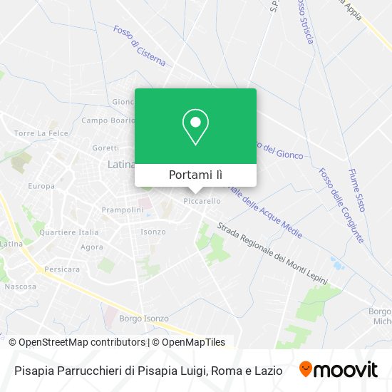 Mappa Pisapia Parrucchieri di Pisapia Luigi