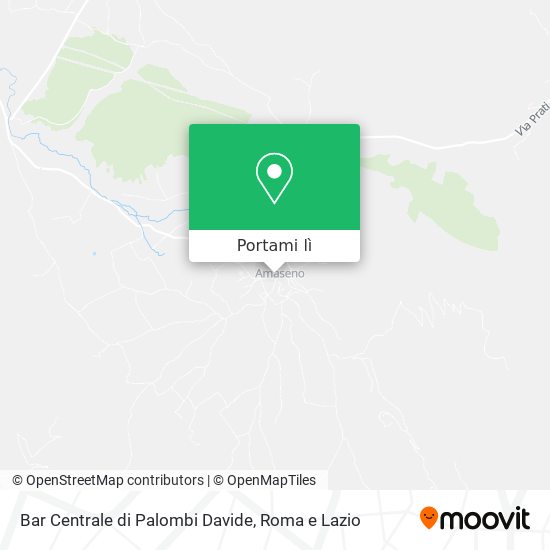 Mappa Bar Centrale di Palombi Davide