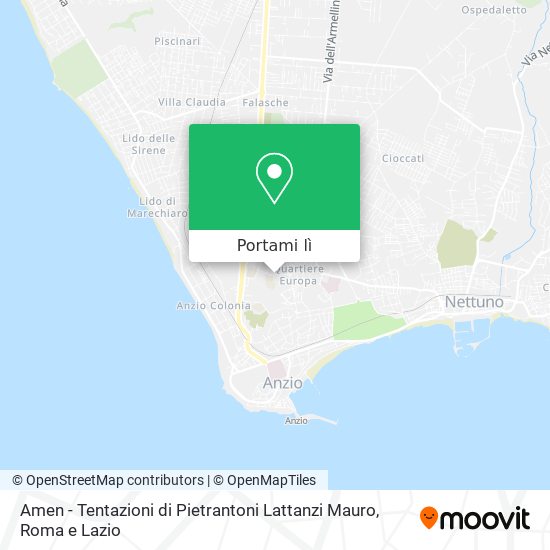 Mappa Amen - Tentazioni di Pietrantoni Lattanzi Mauro