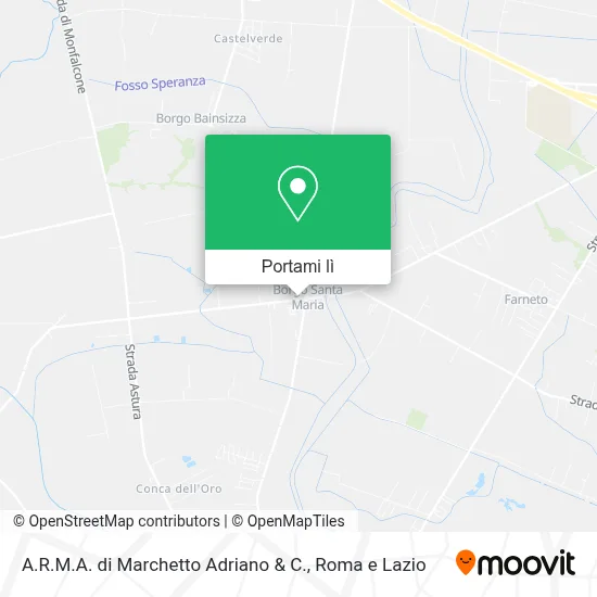Mappa A.R.M.A. di Marchetto Adriano & C.