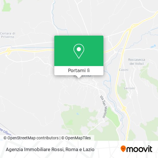 Mappa Agenzia Immobiliare Rossi
