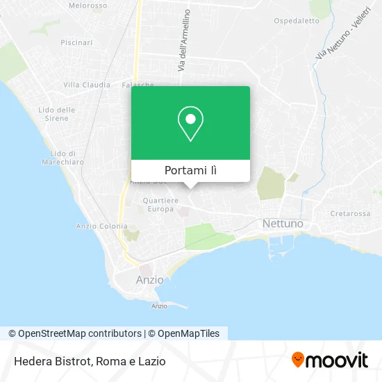 Mappa Hedera Bistrot