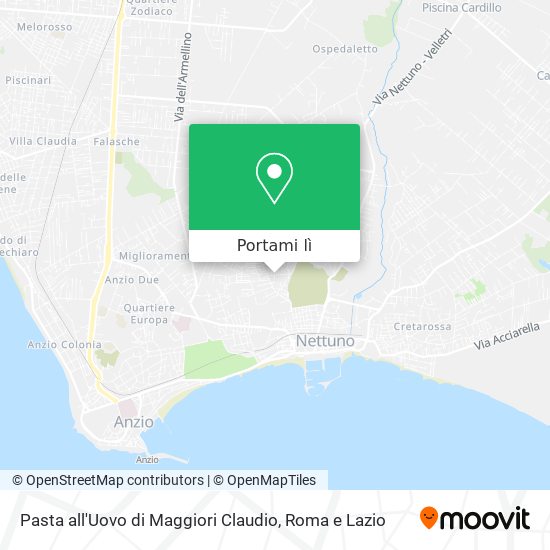 Mappa Pasta all'Uovo di Maggiori Claudio