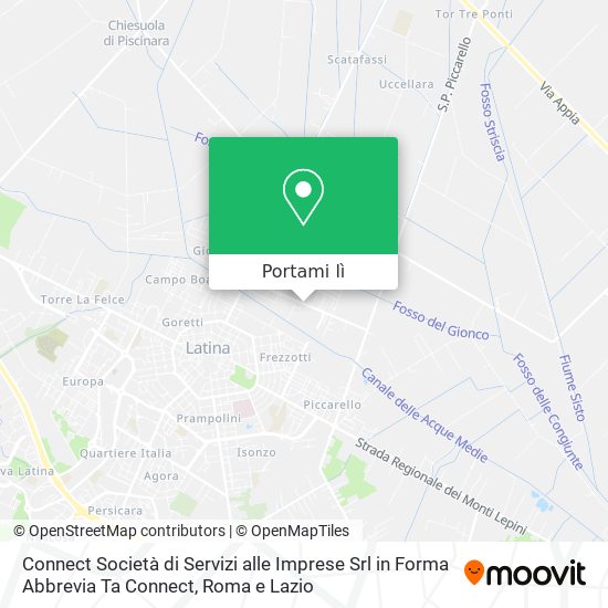 Mappa Connect Società di Servizi alle Imprese Srl in Forma Abbrevia Ta Connect