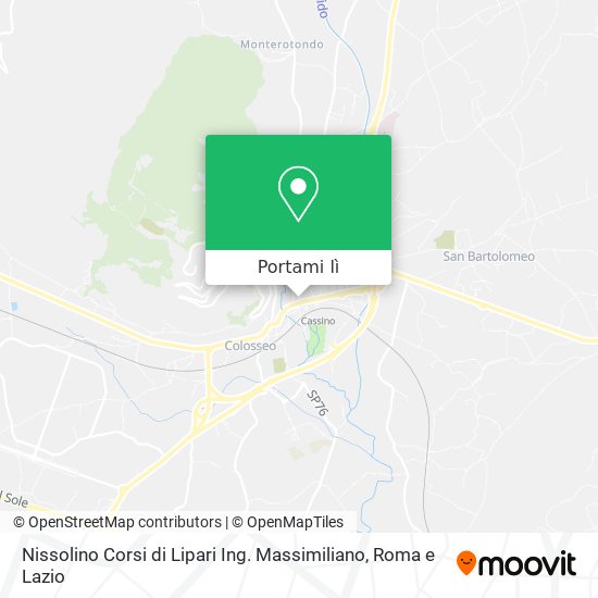 Mappa Nissolino Corsi di Lipari Ing. Massimiliano