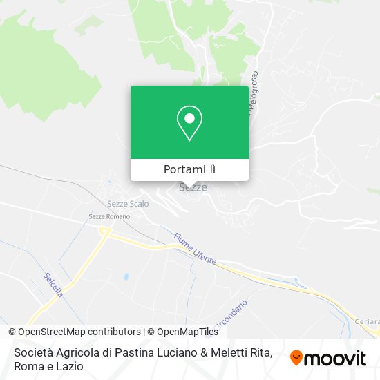 Mappa Società Agricola di Pastina Luciano & Meletti Rita