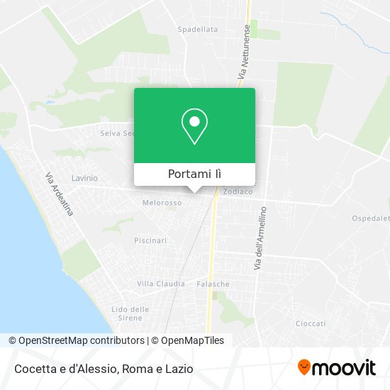 Mappa Cocetta e d'Alessio