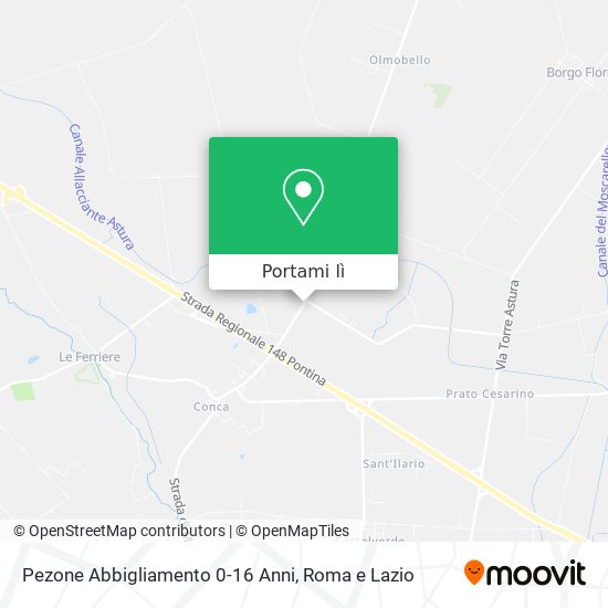 Mappa Pezone Abbigliamento 0-16 Anni