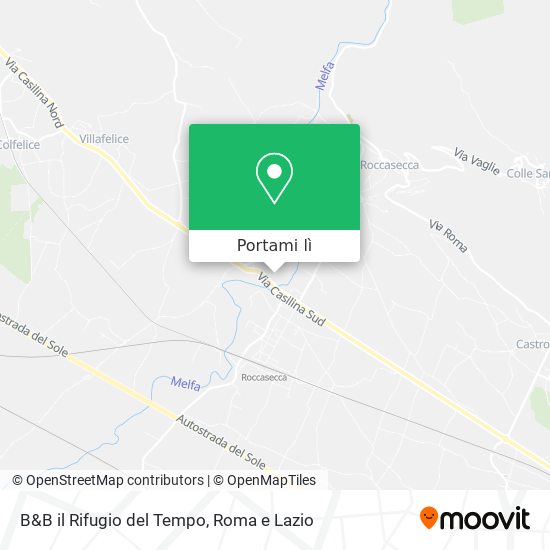 Mappa B&B il Rifugio del Tempo