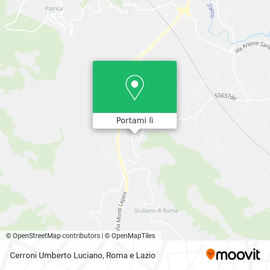 Mappa Cerroni Umberto Luciano