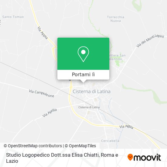 Mappa Studio Logopedico Dott.ssa Elisa Chiatti