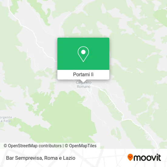 Mappa Bar Semprevisa