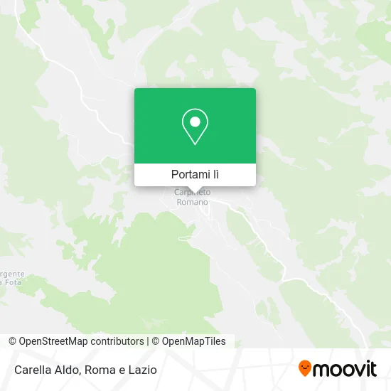 Mappa Carella Aldo