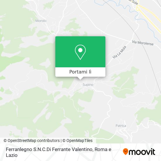 Mappa Ferranlegno S.N.C.Di Ferrante Valentino