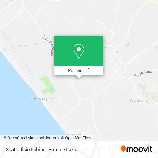 Mappa Scatolificio Fabiani