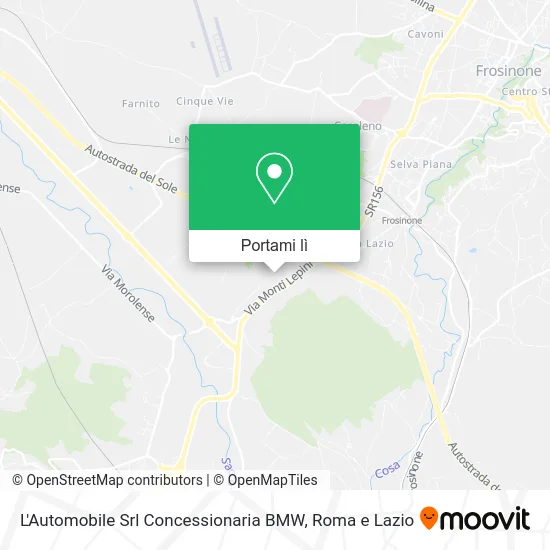 Mappa L'Automobile Srl Concessionaria BMW