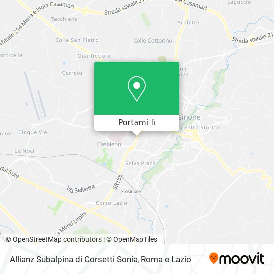 Mappa Allianz Subalpina di Corsetti Sonia