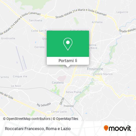 Mappa Roccatani Francesco
