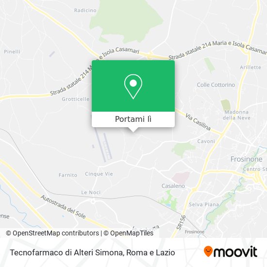 Mappa Tecnofarmaco di Alteri Simona