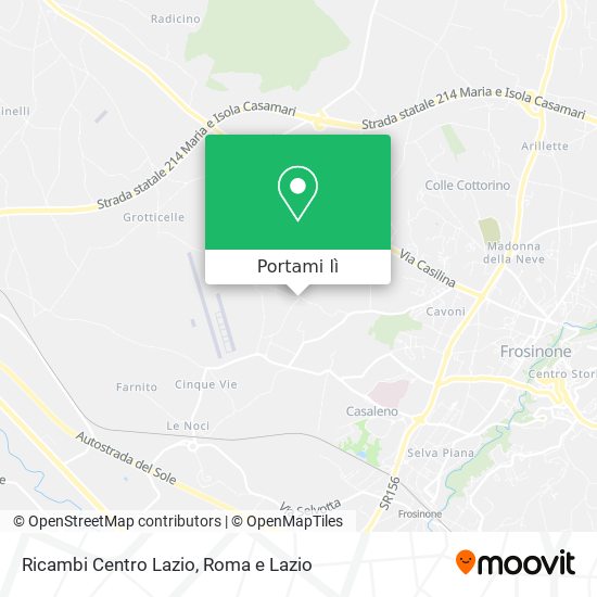 Mappa Ricambi Centro Lazio