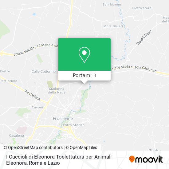Mappa I Cuccioli di Eleonora Toelettatura per Animali Eleonora