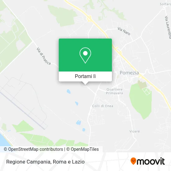 Mappa Regione Campania