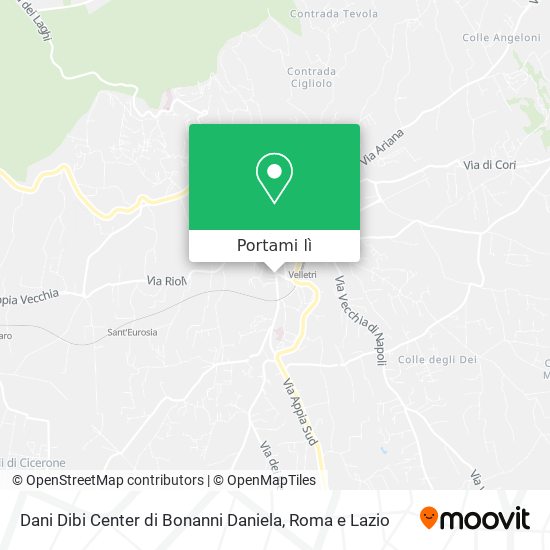 Mappa Dani Dibi Center di Bonanni Daniela