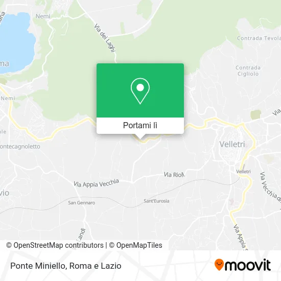 Mappa Ponte Miniello
